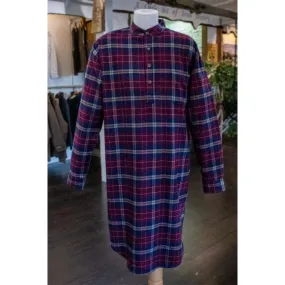 Maroon Flannel Nightshirt