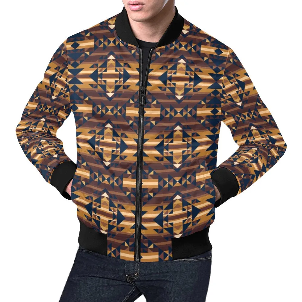 Marron Cloud Bomber Jacket for Men