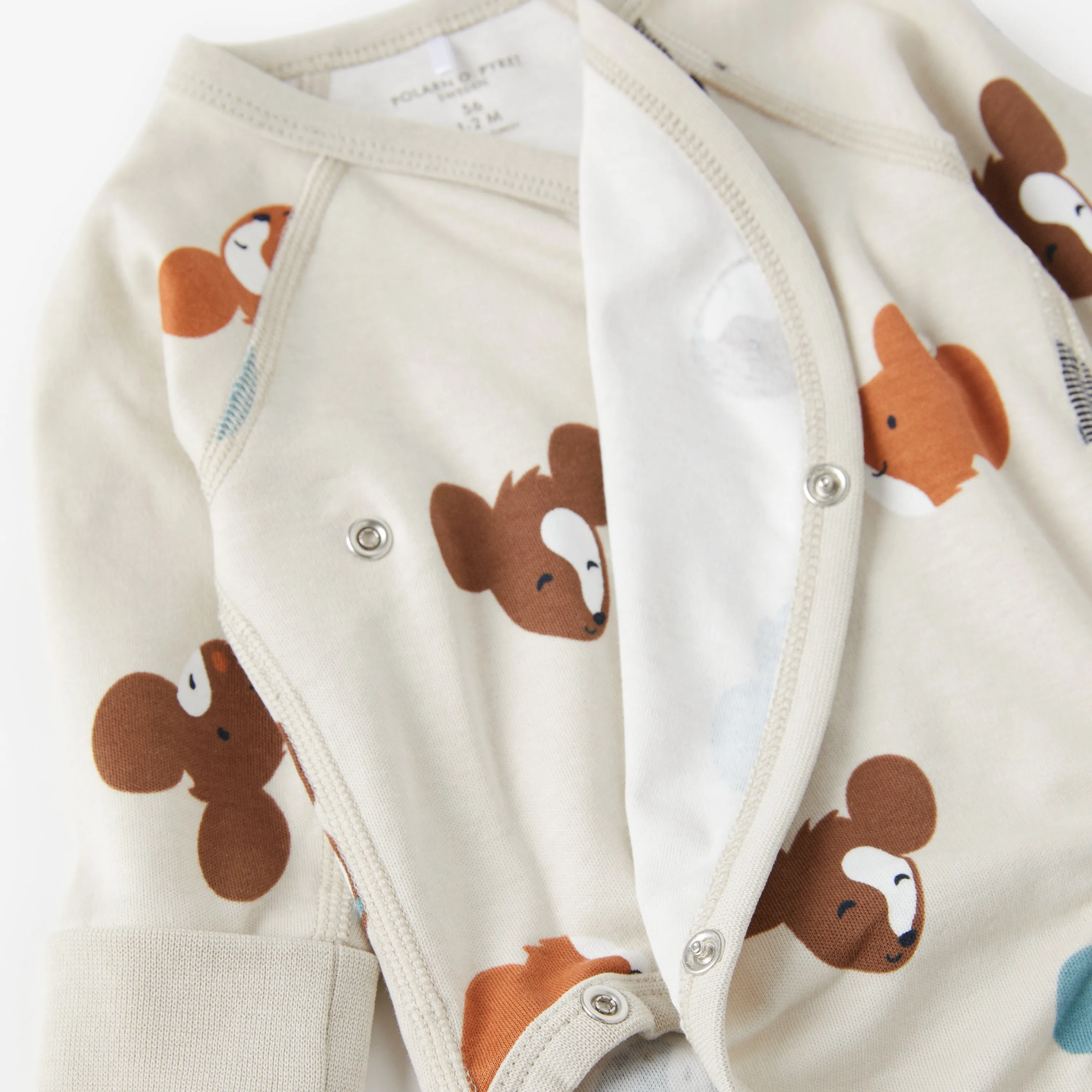 Mouse Print Wraparound Bodysuit