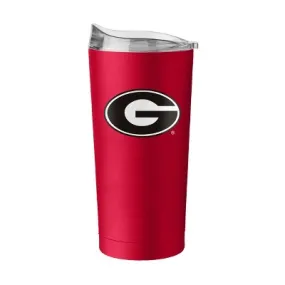 New - NCAA Georgia Bulldogs 20oz Powder Coat Tumbler For Hot and Cold Drinks