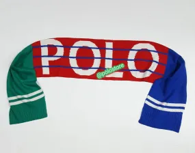 Nwt Polo Ralph Lauren Rafting Club Spellout Scarf