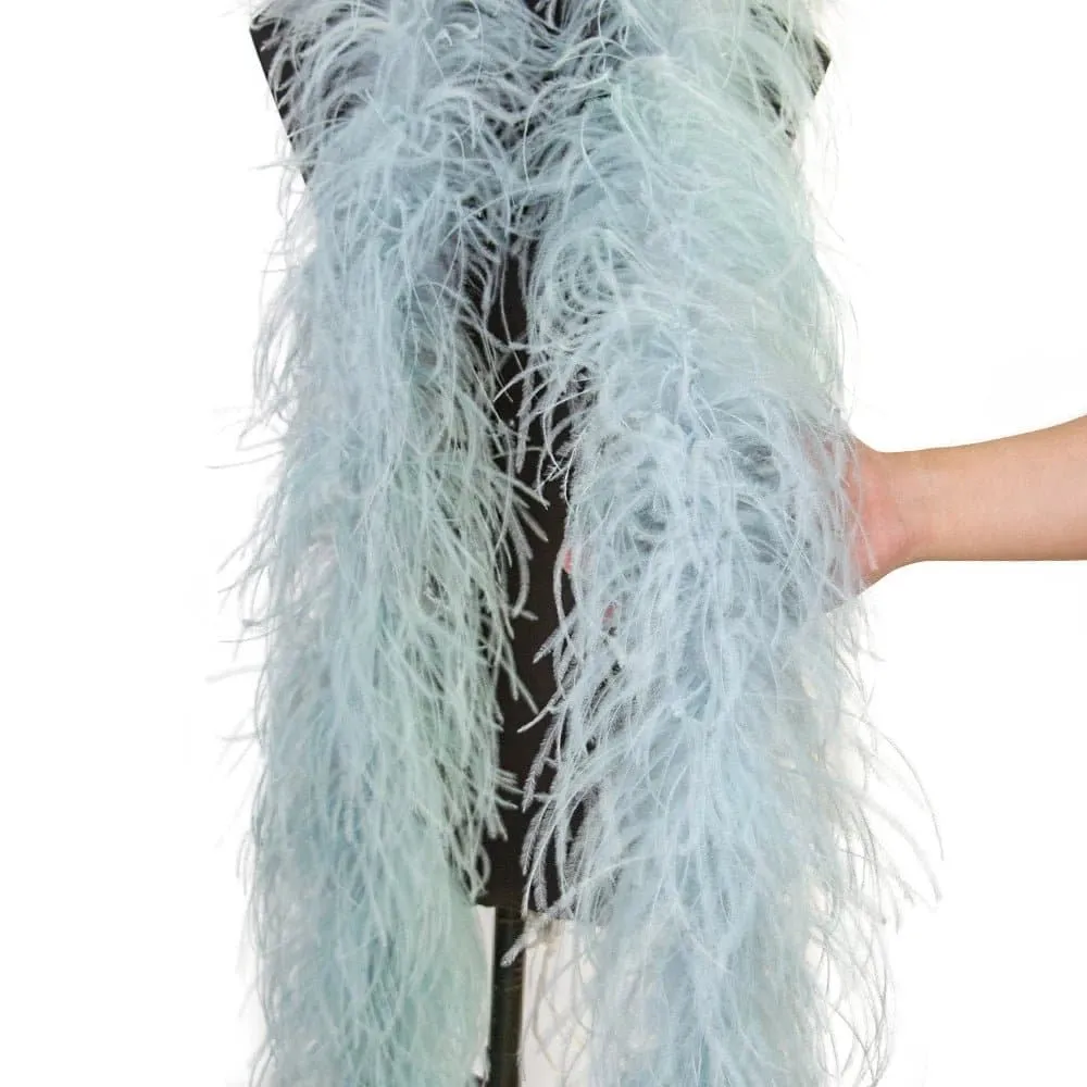 Ostrich Feathers Boa - 2m, 10 20 PLY Natural, Various Colors