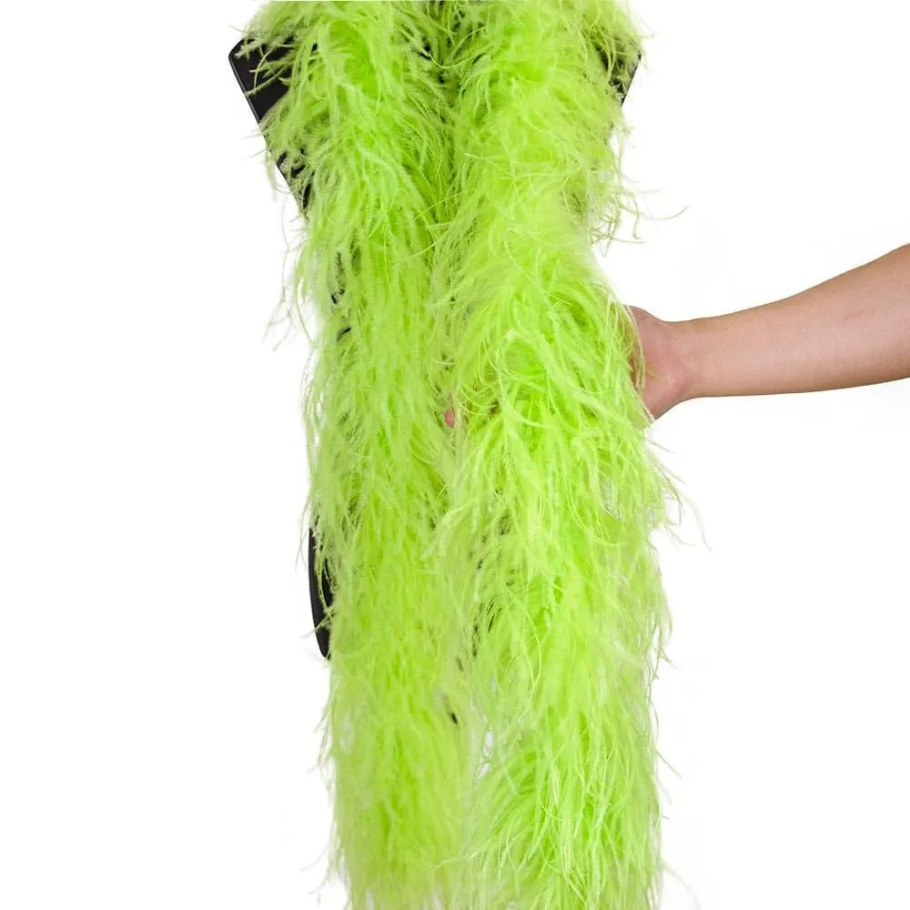 Ostrich Feathers Boa - 2m, 10 20 PLY Natural, Various Colors