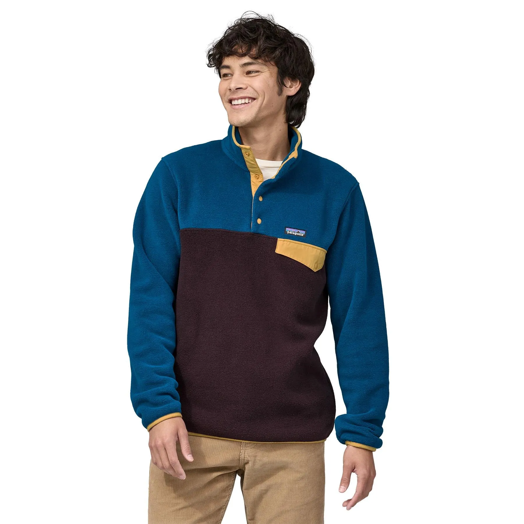 Patagonia®男款 Lightweight Synchilla® Snap-T® Fleece Pullover