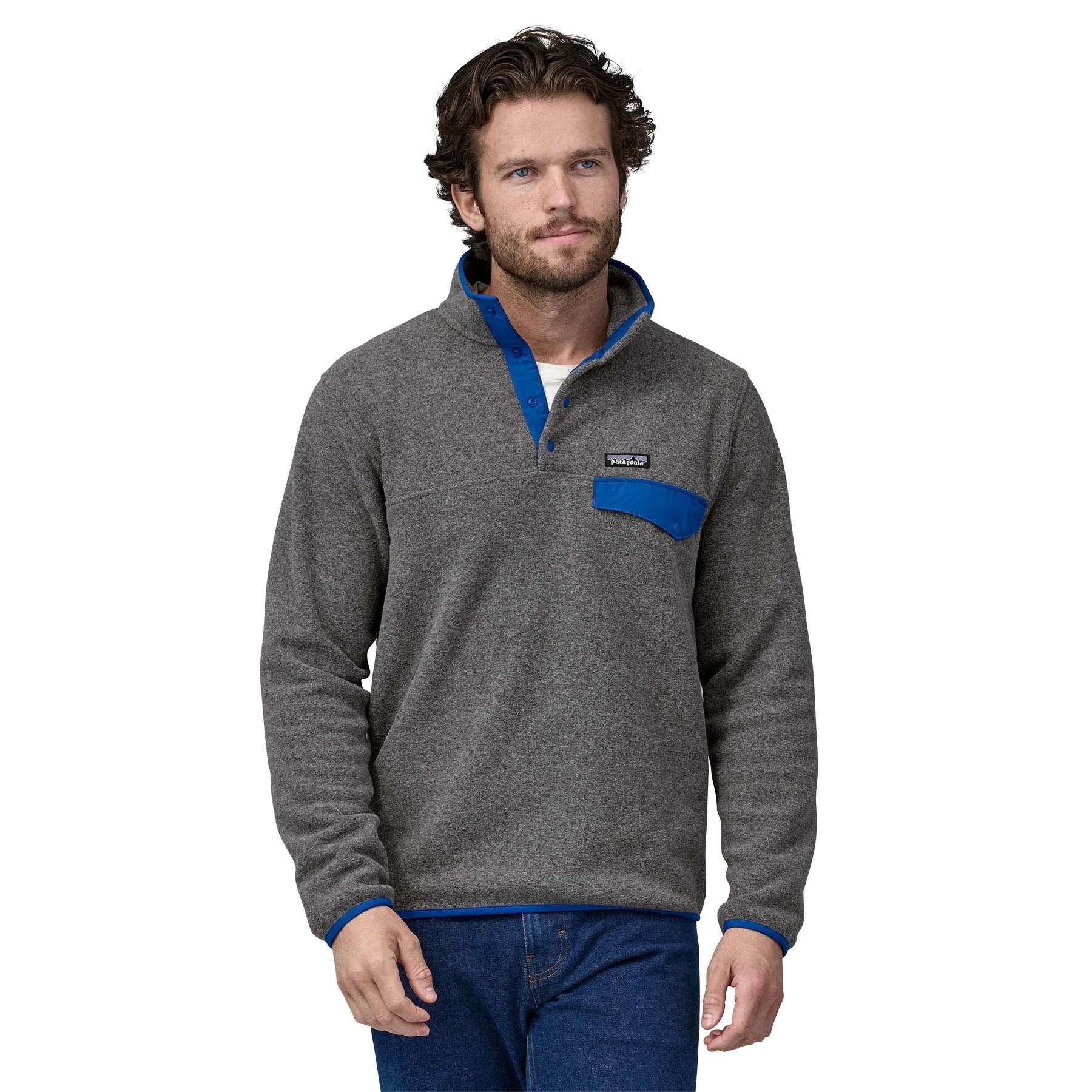 Patagonia®男款 Lightweight Synchilla® Snap-T® Fleece Pullover