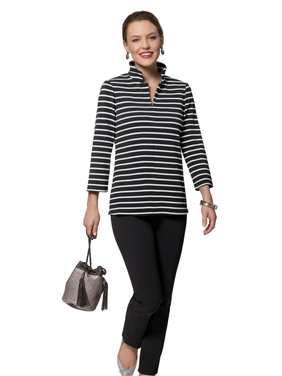 Pique Knit Sailor Stripe Tunic