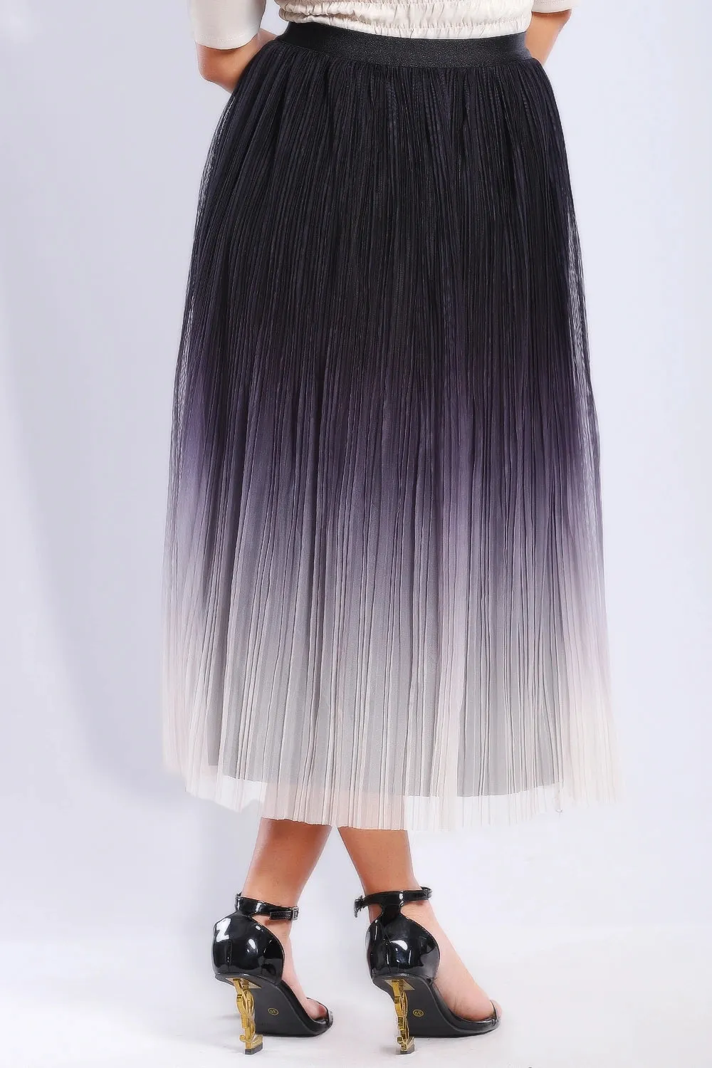 Premium Pleated Ombre Skirt