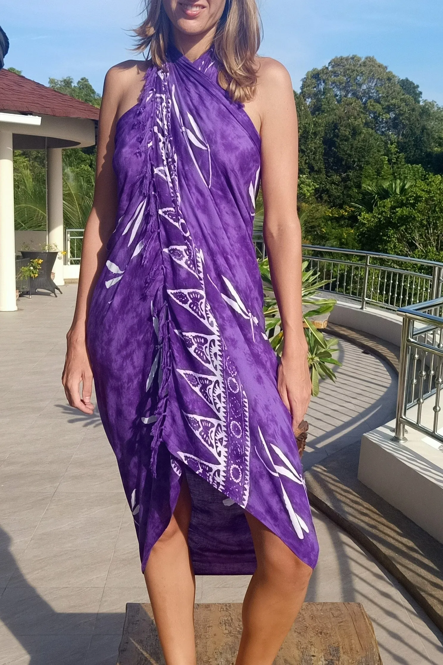 Purple Batik Sarong