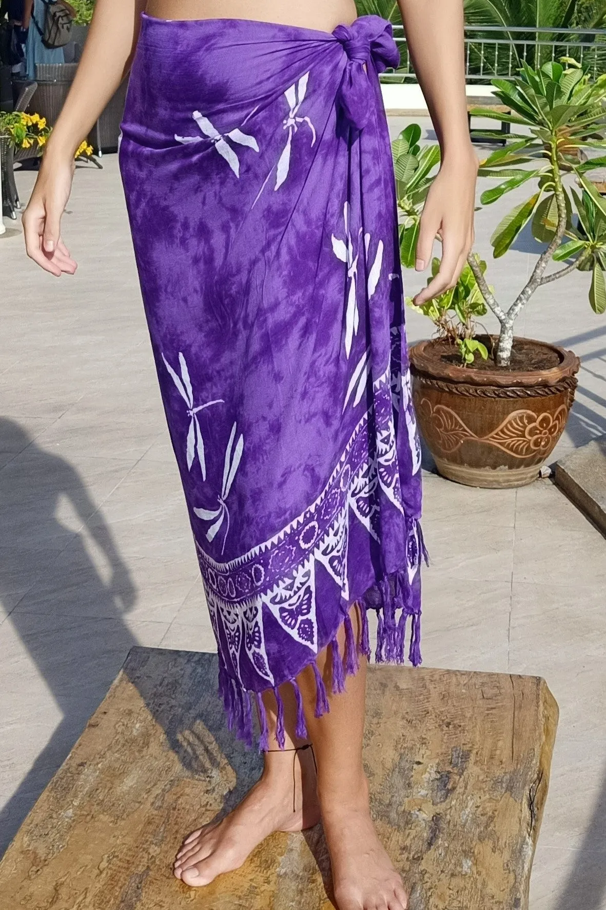 Purple Batik Sarong