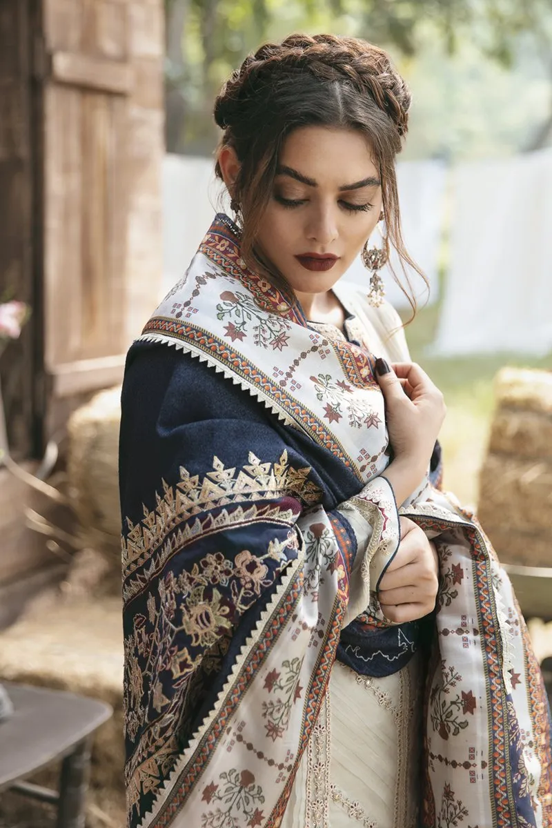 Qalamkar Embroidered Winter Collection with Shawl – KK-03