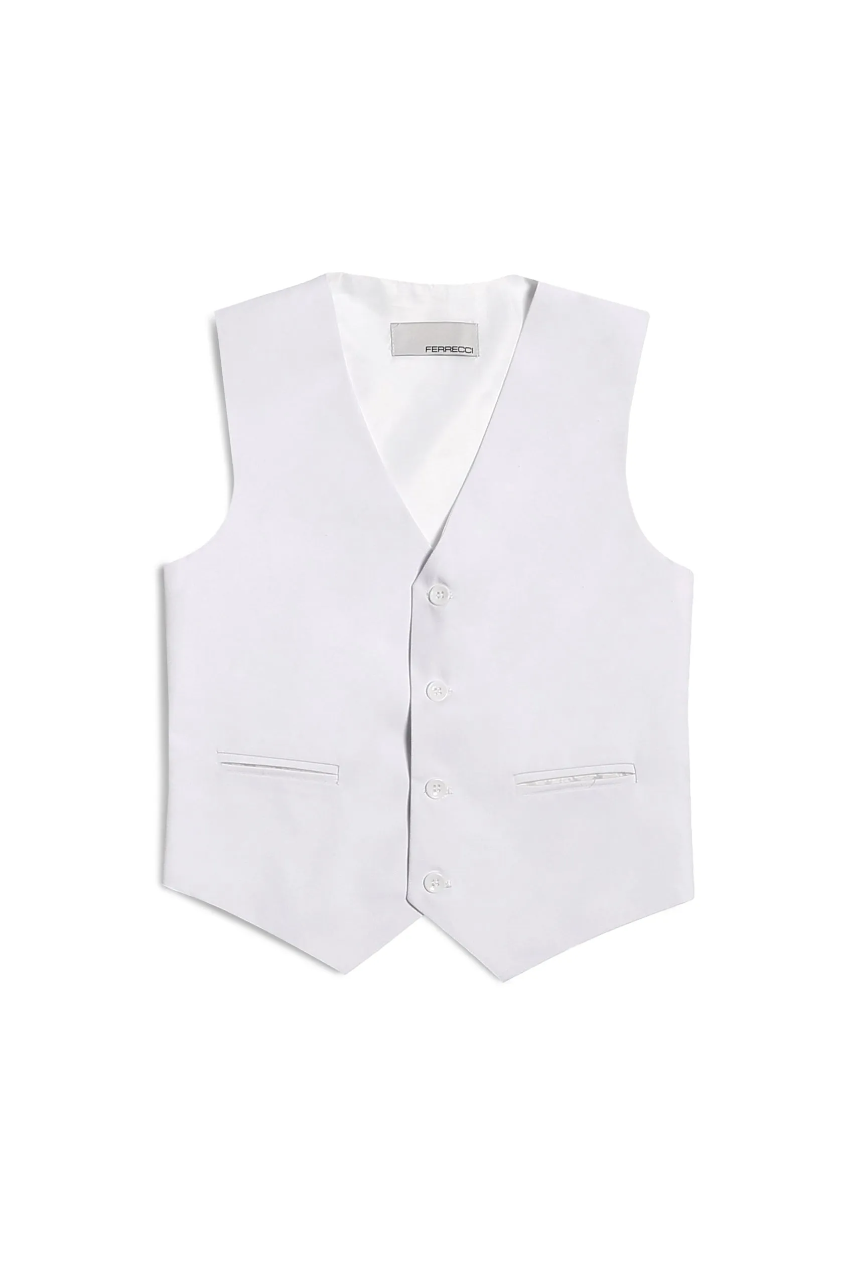 "Jax" Kids White Suit (5-Piece Set)