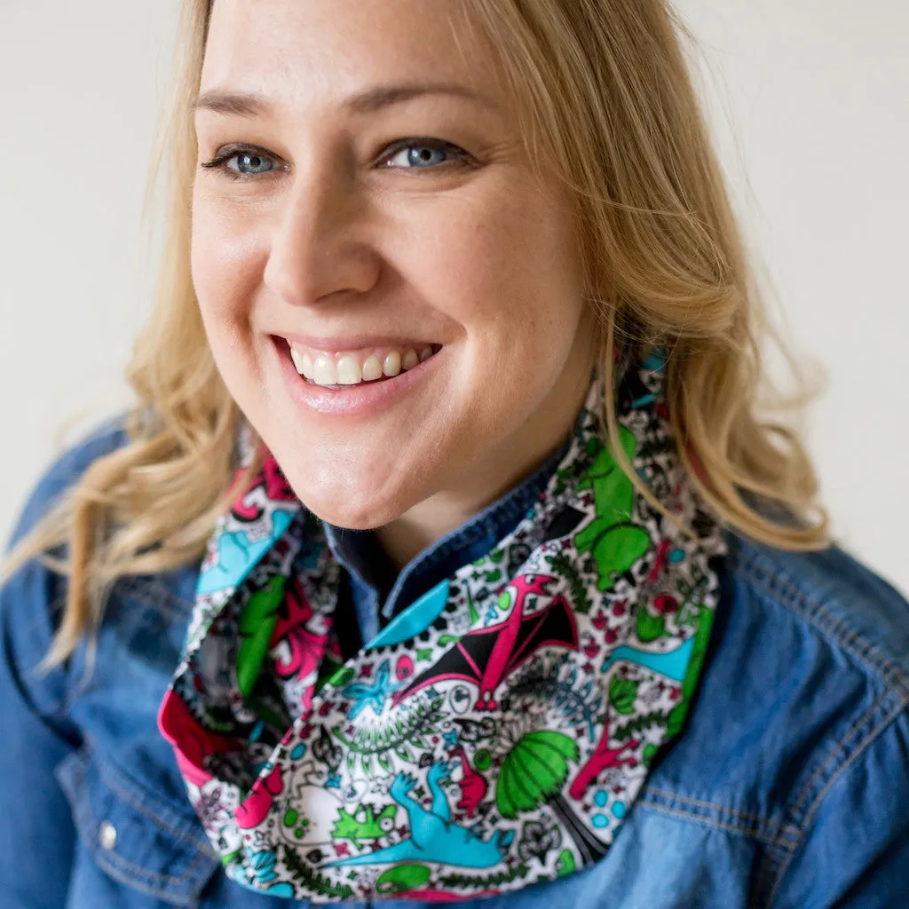 "She-Rex" Dinosaurs Infinity Scarf