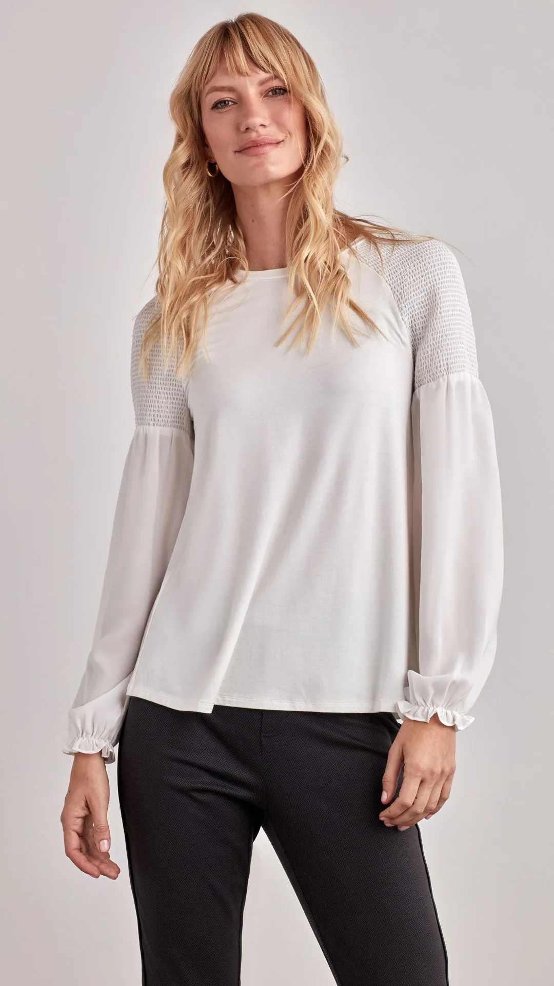 RAGLAN SLEEVE KNIT TOP