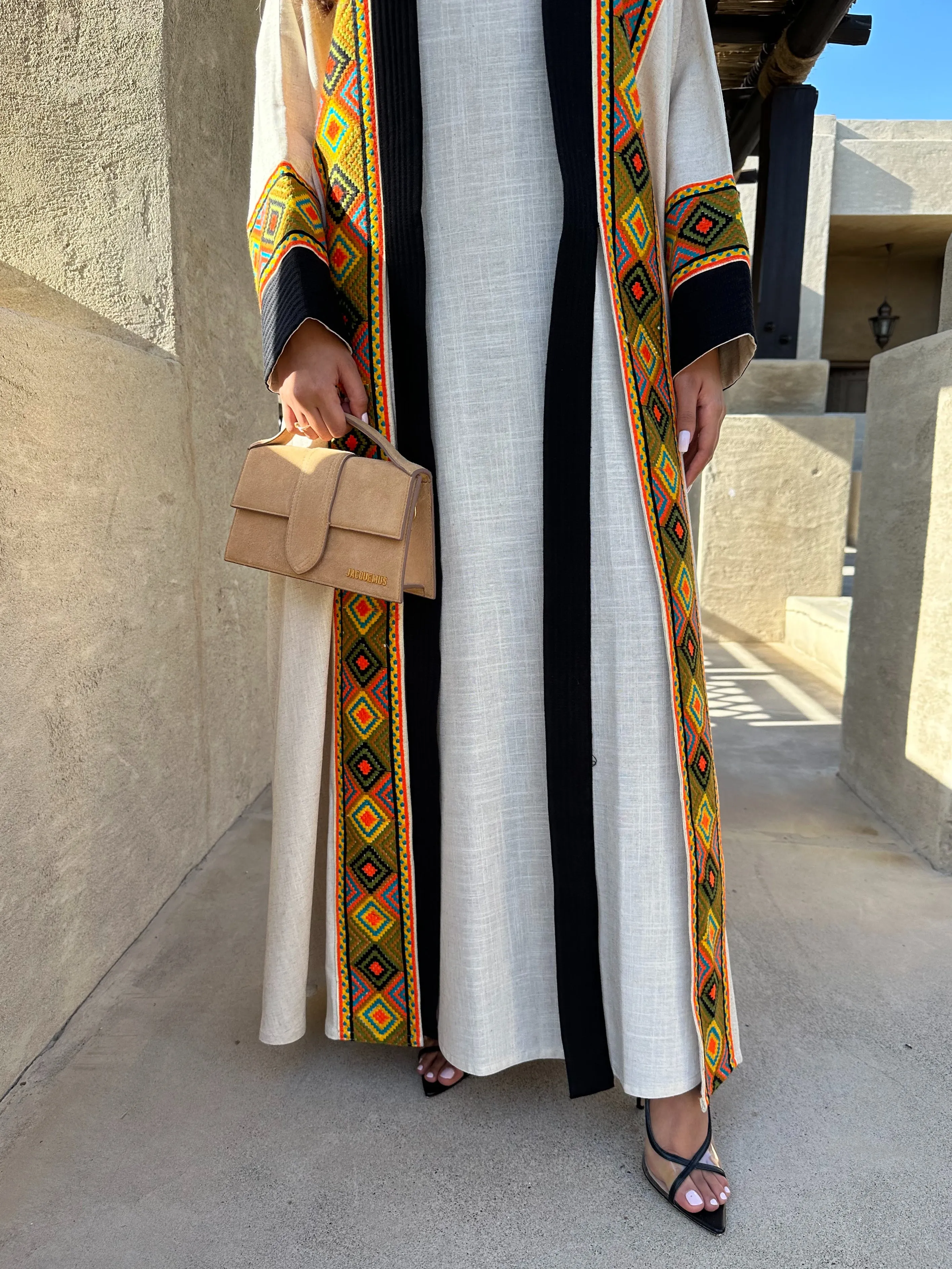 RAMDAN LINEN BISHT ABAYA #434