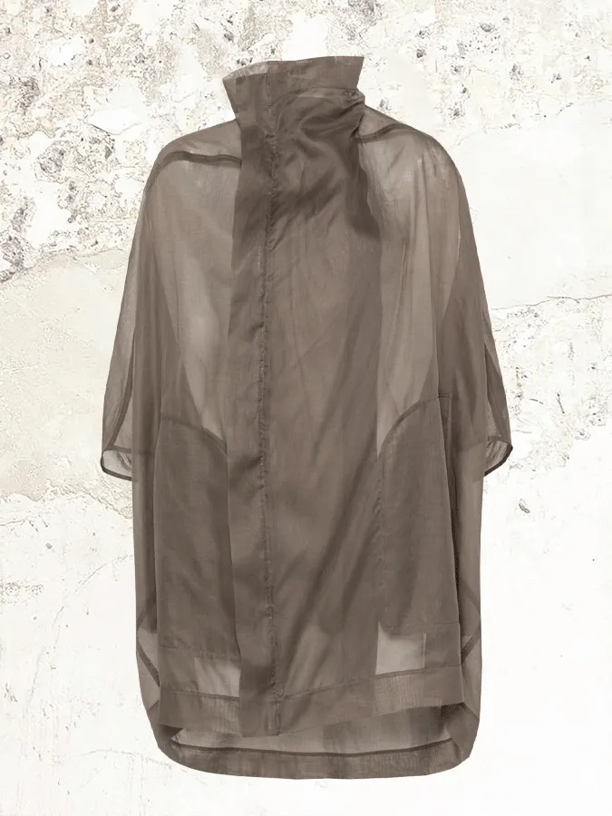 Rick Owens semi-sheer cotton jacket