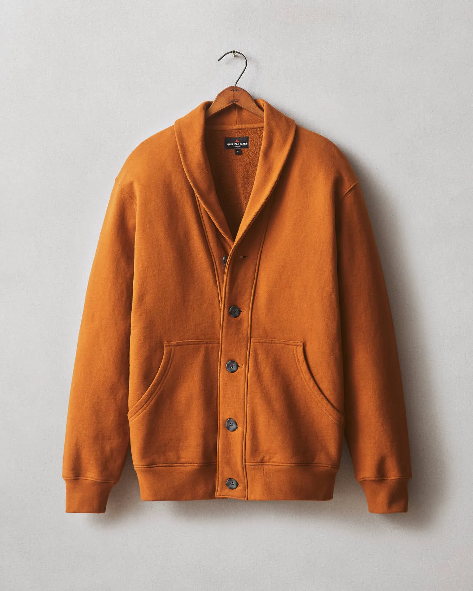 Shawl Collar Cardigan - Caramel Cafe