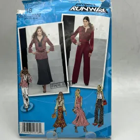 SIMPLICITY Pattern, Project Runway Misses' Tunic, Pants & Skirt (PSI1718)