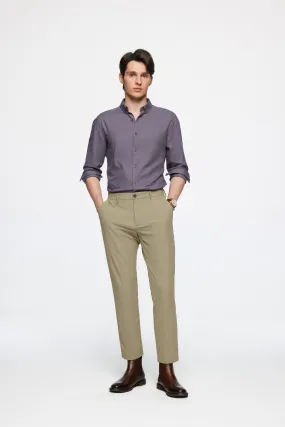 Soft Multi Way Stretch Casual Slim Tapered Fit Pants