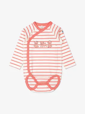 Striped Wraparound Babygrow