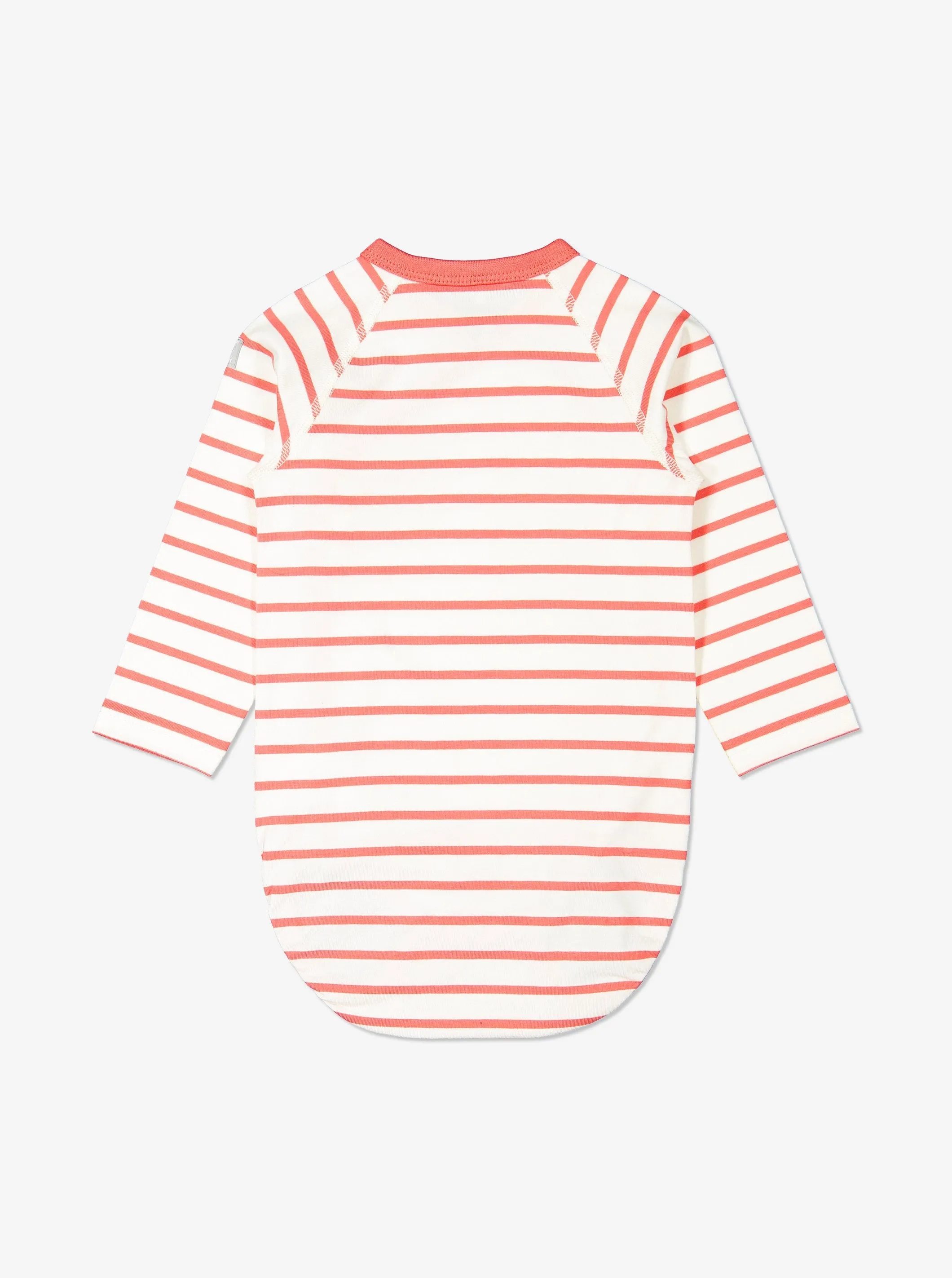 Striped Wraparound Babygrow