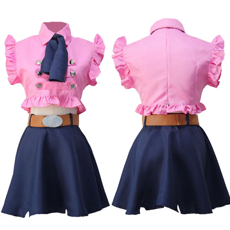 The Seven Deadly Sins Elizabeth Liones Cosplay Costume