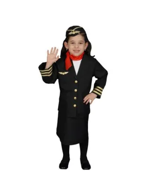 Toddler Flight Attendant Costume