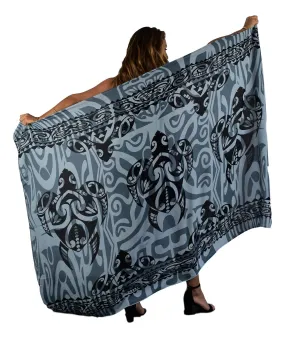 Turtle Sarong | Black Sarong | Sarong Cover up | Pareo