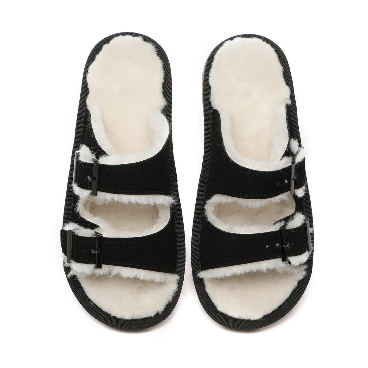 UGG Buckle Slip-on Sandals