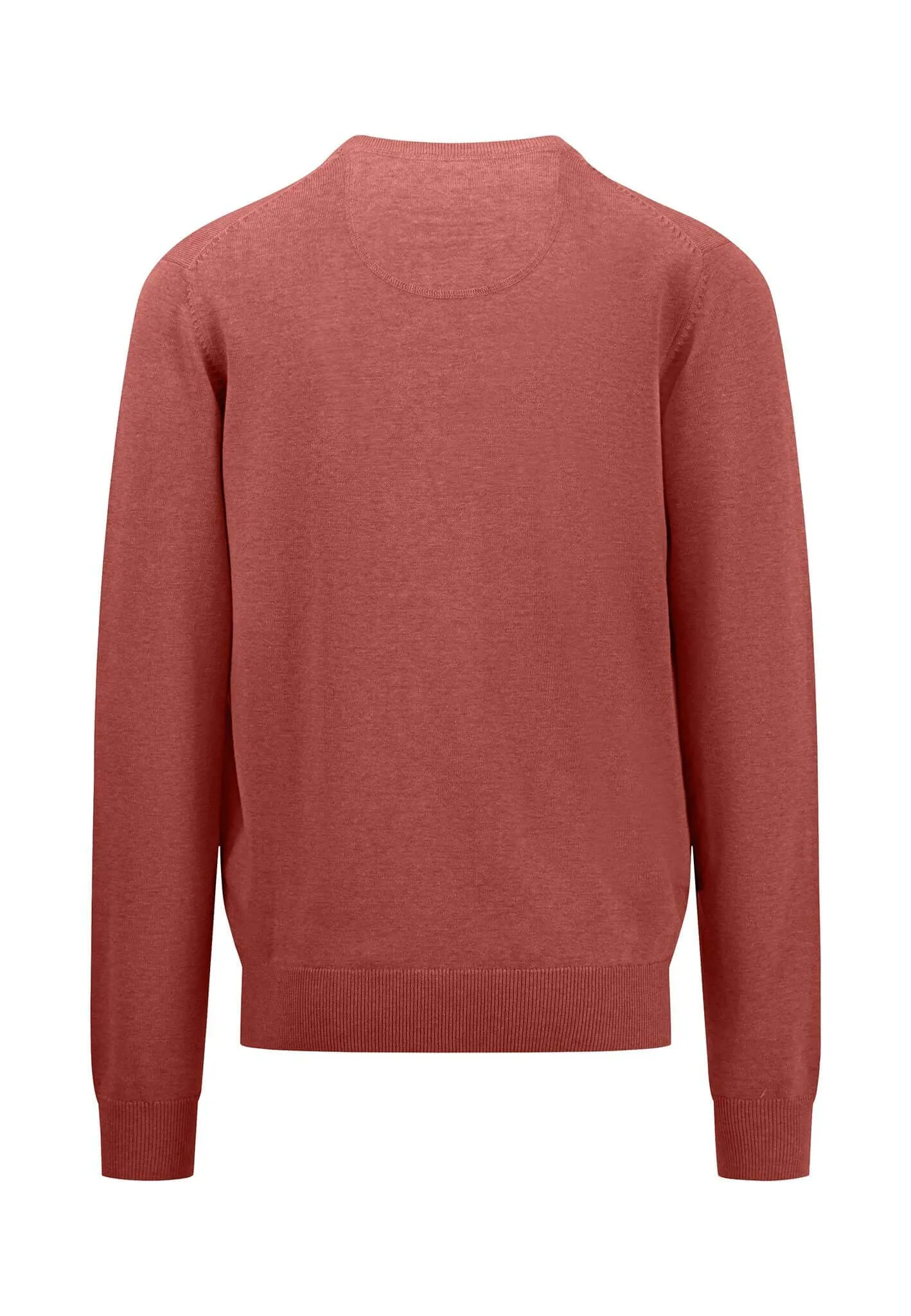 V Neck Cotton Pullover