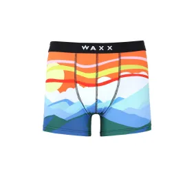 Waxx Landscape Boxer Short in Black