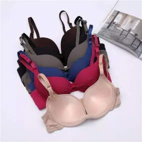 Women's Adjustable Wired Bra Padded Push Up Brasserie - B44