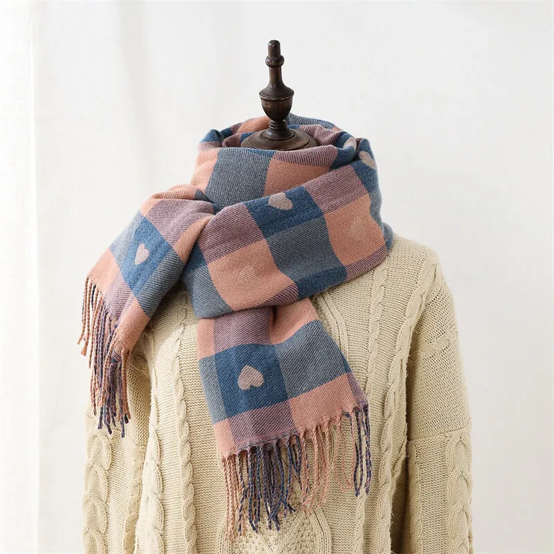 Women's Blanket Chunky Oversized Winter/Fall Warm Scarf Scarves Wrap Shawl