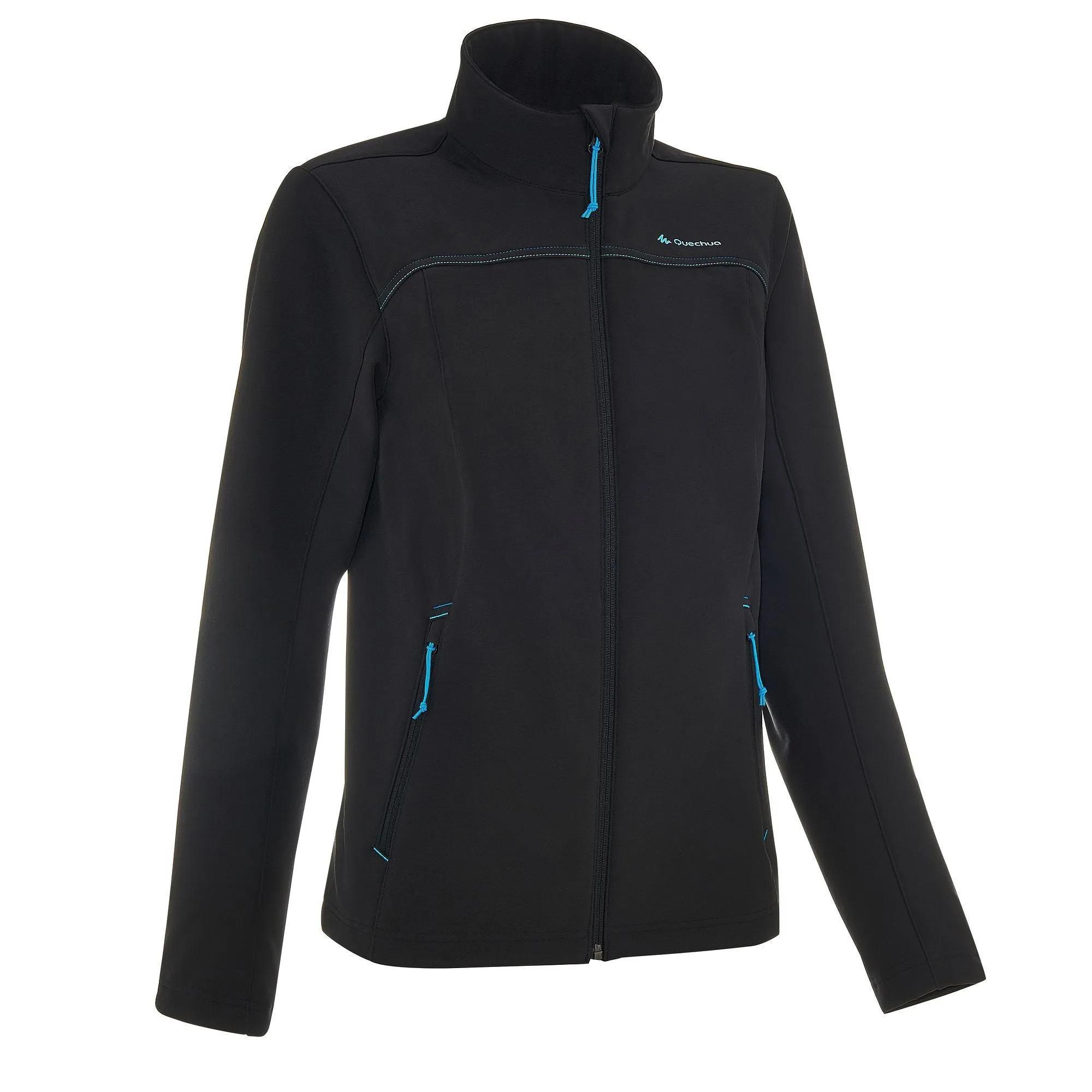 Women's Hiking Softshell Jacket WindWarm 100